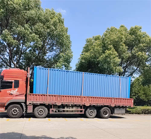Delivery site of customized container threading production line for Huawei project in Shanghai