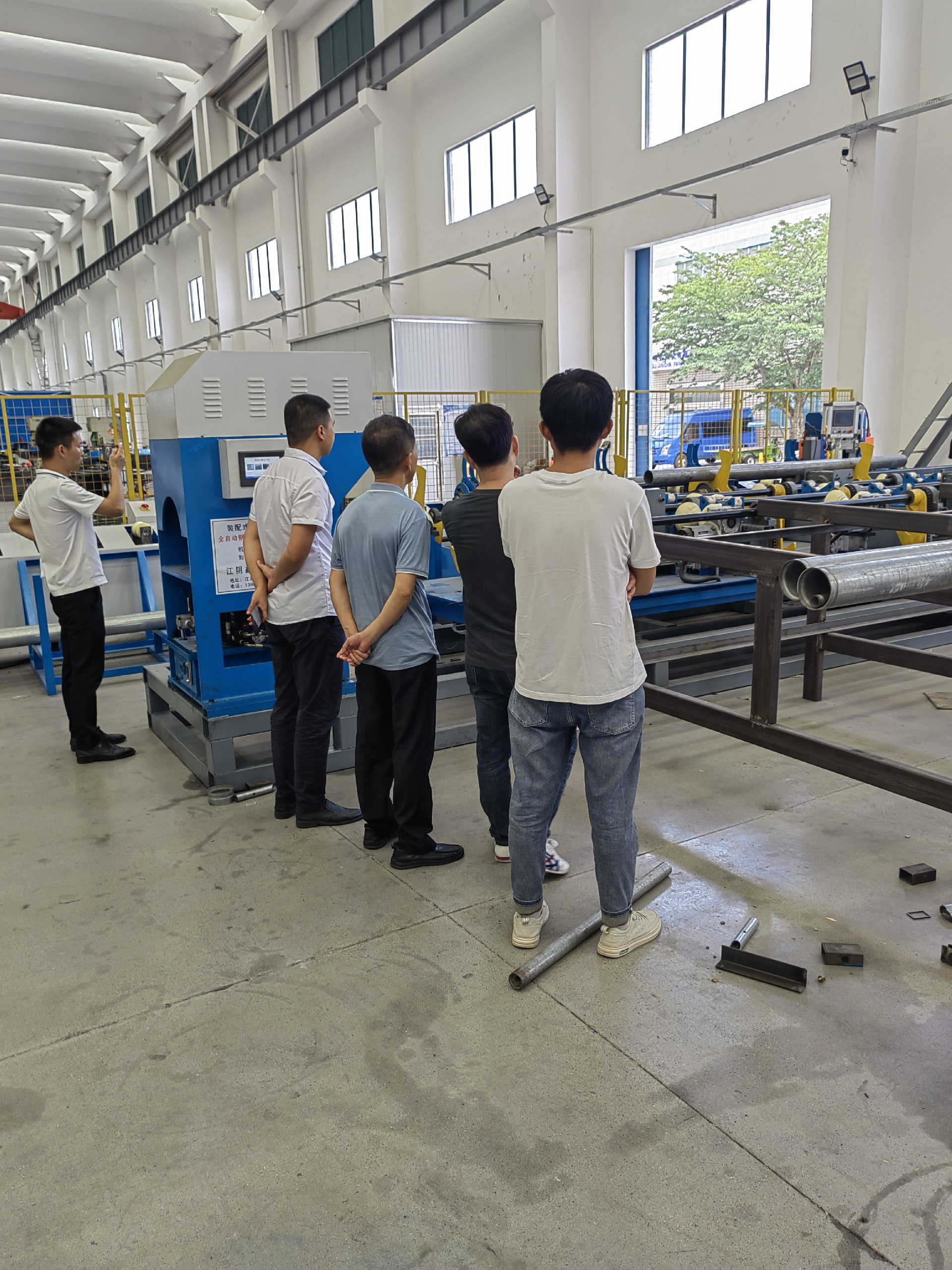 We warmly welcome clients from China Construction Fourth Engineering Bureau to visit our company for inspection