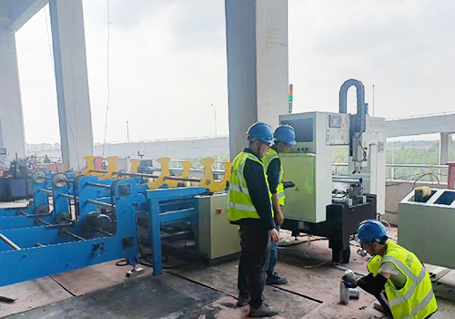 Shanghai laser cutting tube groove production line